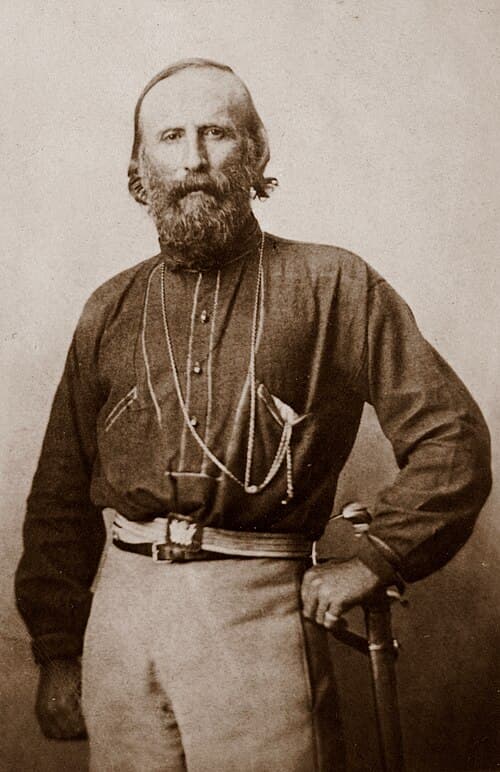 Fotografia di Giuseppe Garibaldi, 1861