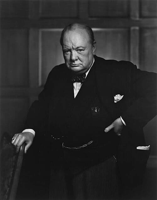 Fotografia di Winston Churchill